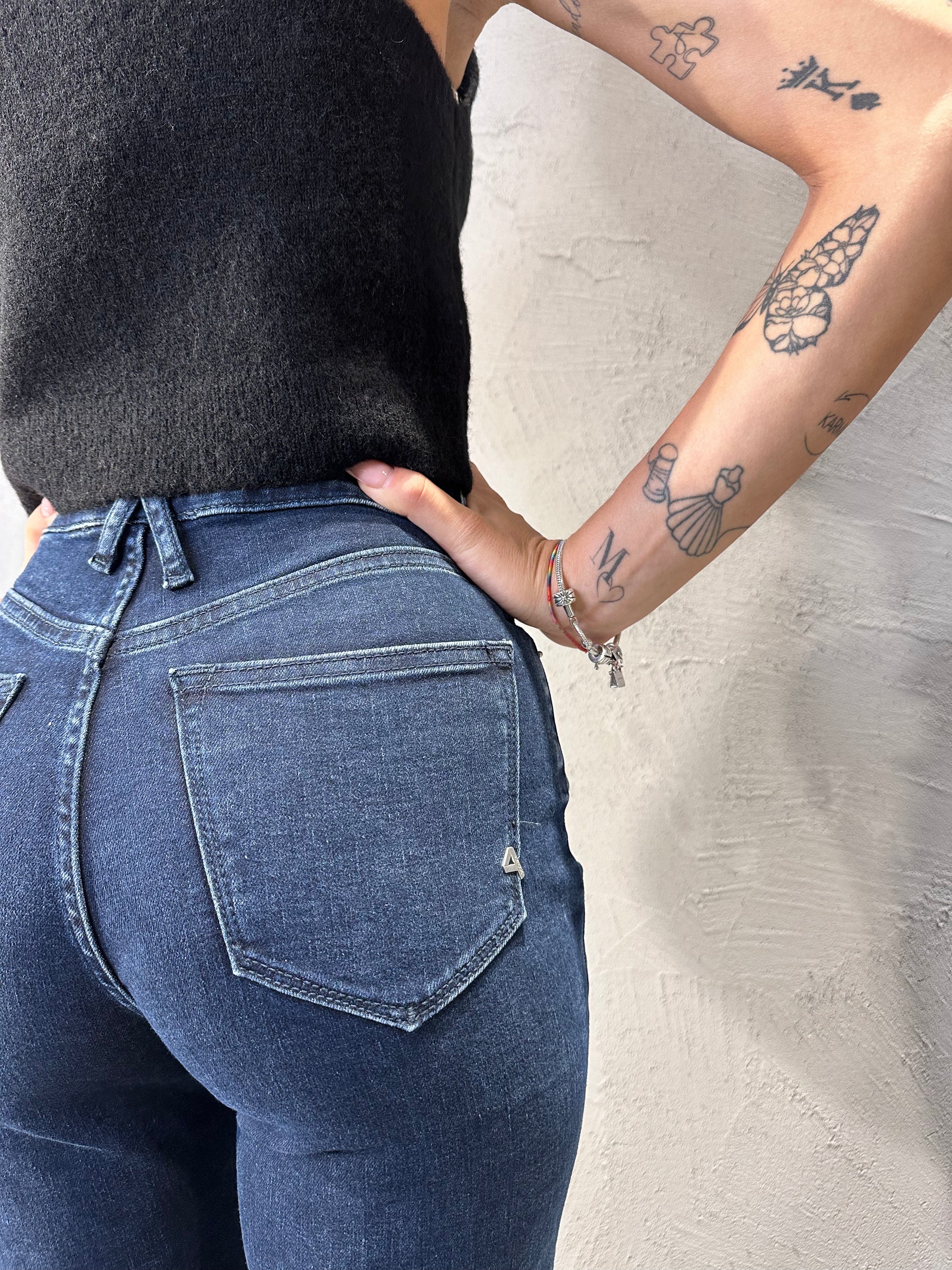 CYCLE. FLAIRE HIGH RISE FLARED ECO ENZYME STORE WASH