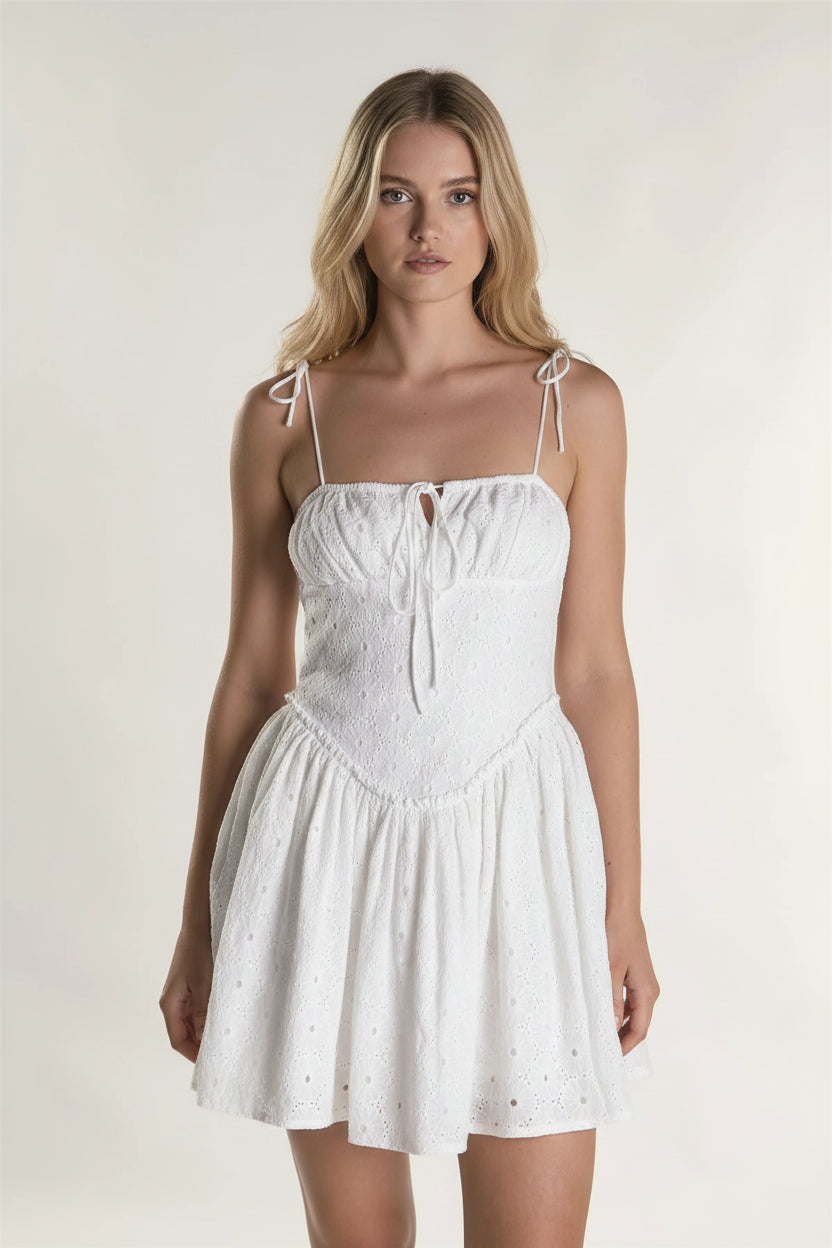 GLAMOROUS abito corto sangallo cod.1198