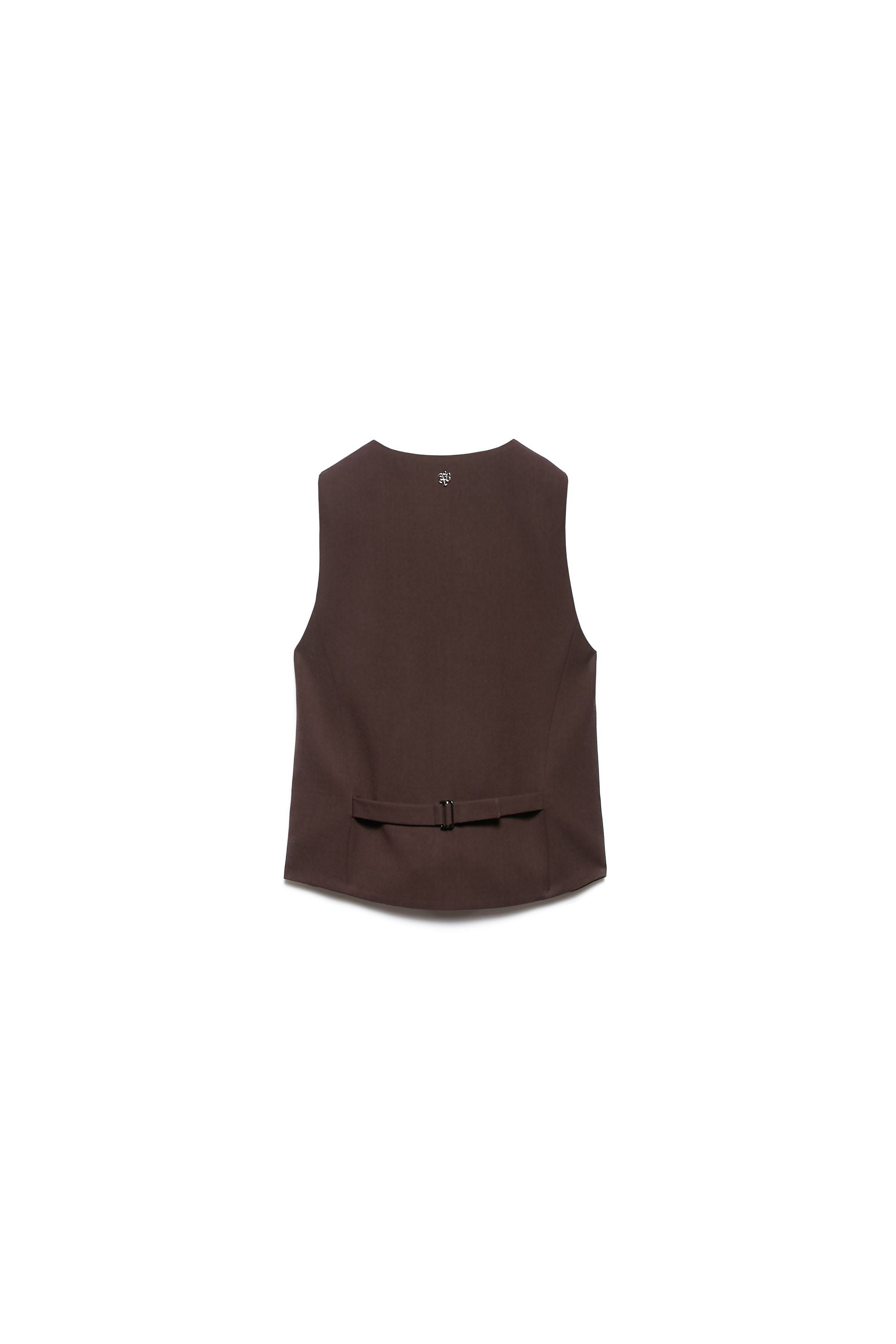 ANIYE BY. Gilet dandy moka