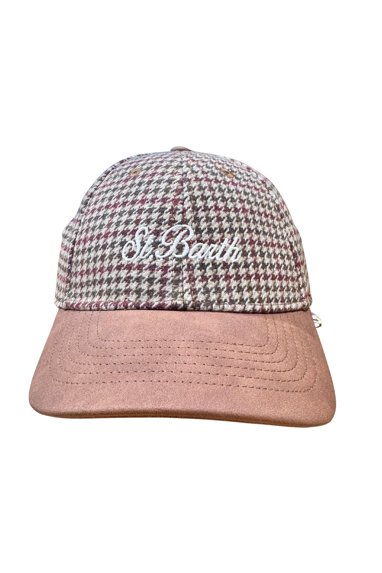 SAINT BARTH. Cappello con visiera Baseball Felt in misto lana Marrone. COD.518