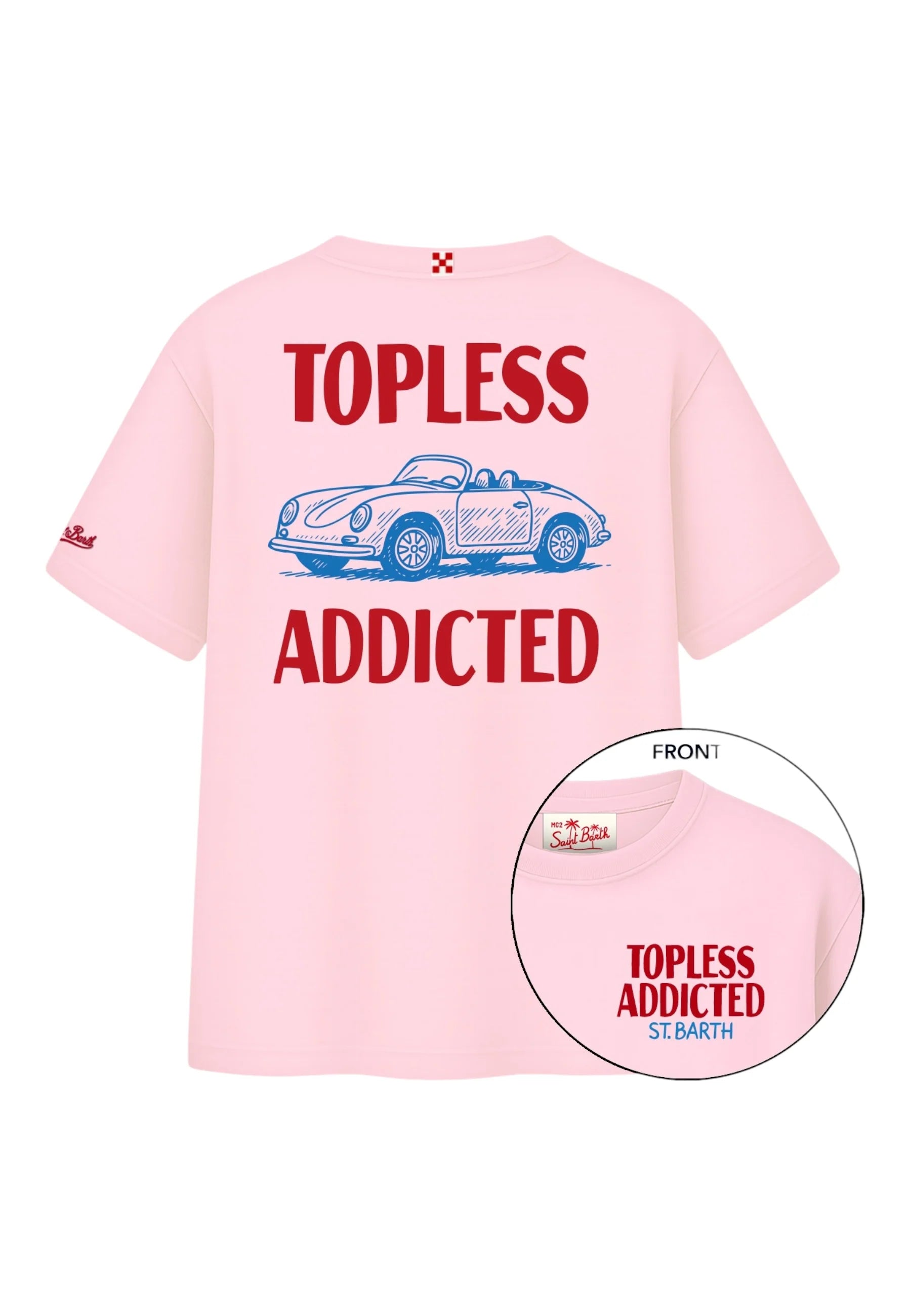 SAINT BARTH T-Shirt topless addicted cod 6040