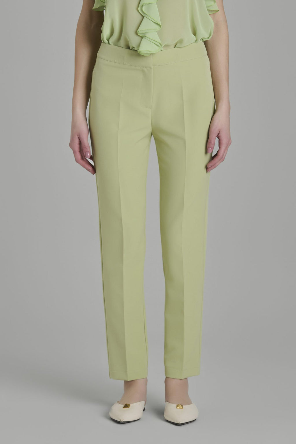 FACE TO FACE Pantalone slim Mela cod 1143