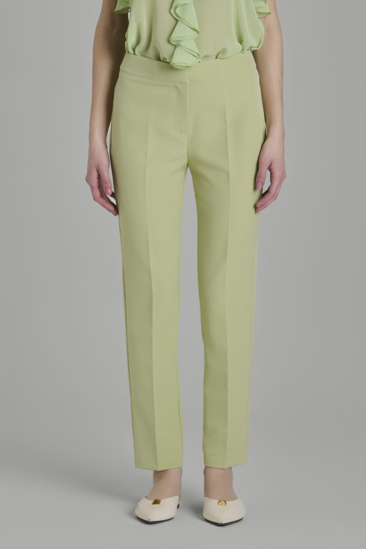 FACE TO FACE Pantalone slim Mela cod 1143