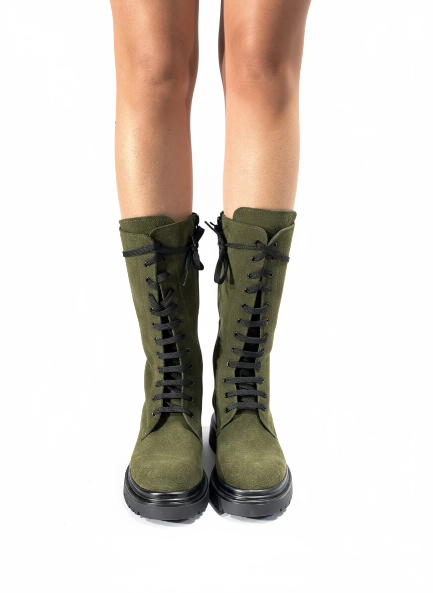 Anfibio camoscio verde oliva COD.332