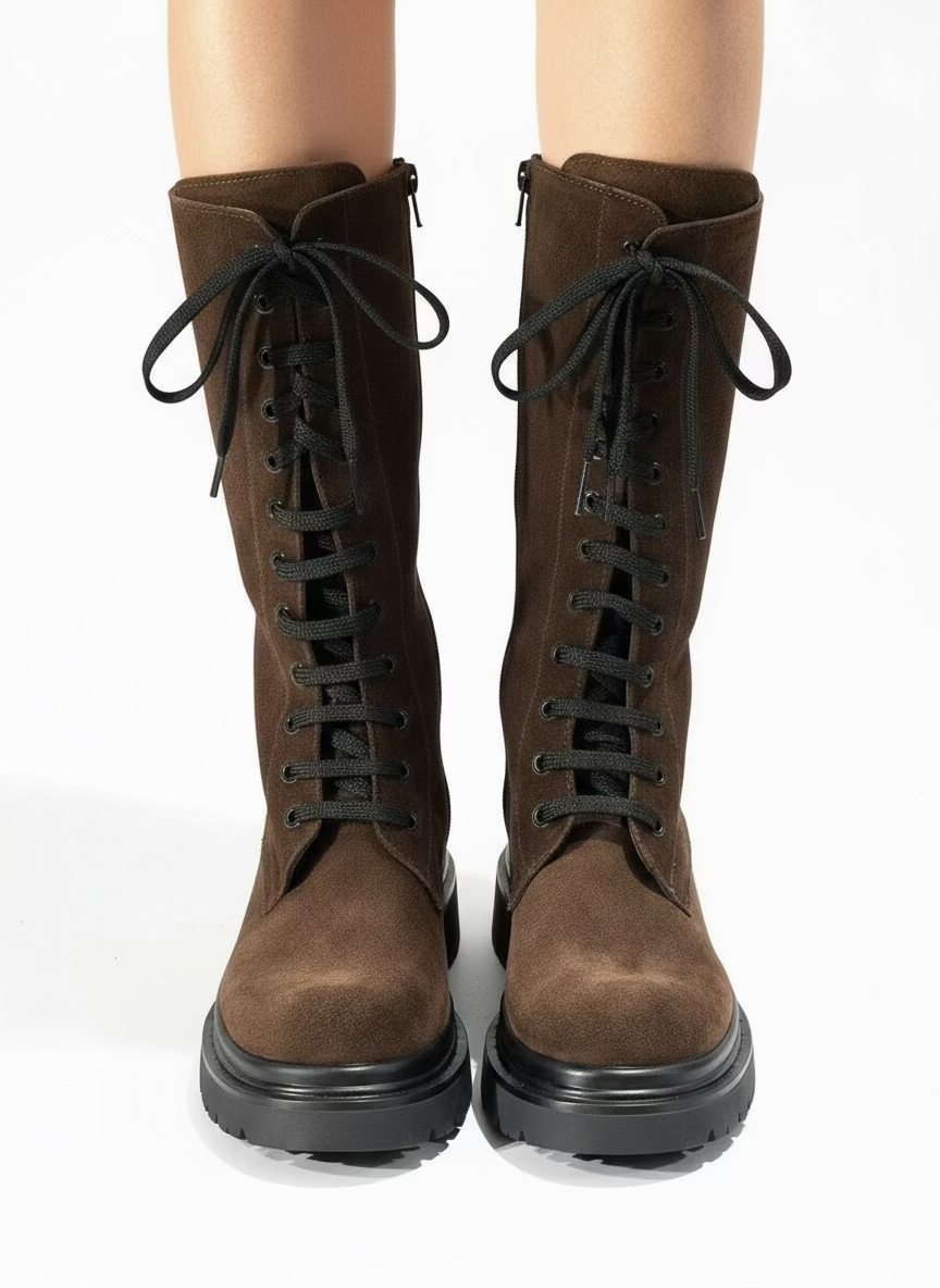 ANFIBIO CAMOSCIO CIOCCOLATO. COD. 333