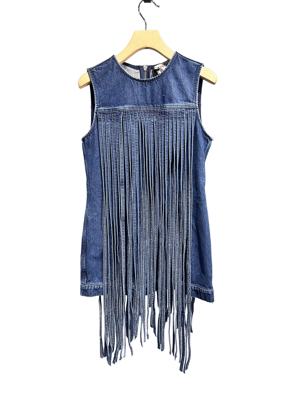 CYCLE momo dress denim con frange COD.1004