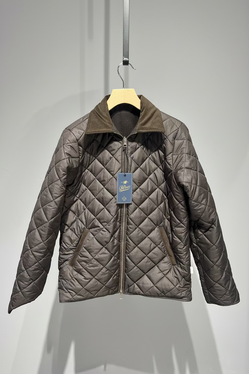 BL'KER Giacca reversibile marrone cod 6015 iu