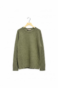 FILIPPO DE LAURENTIS Maglia verde girocollo alpaca cod 6021 iu