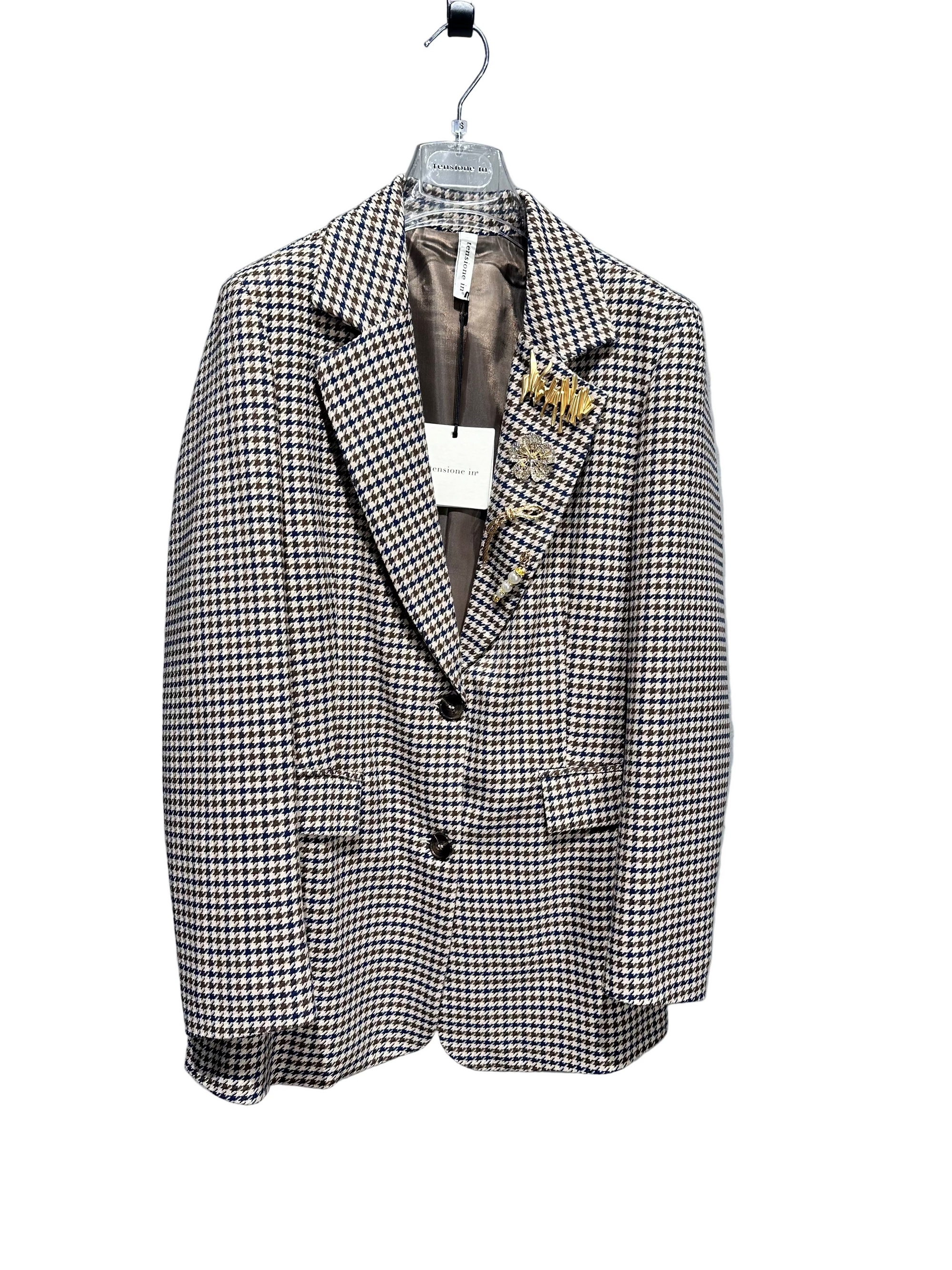 TENSIONE IN blazer pied de poule COD 1006