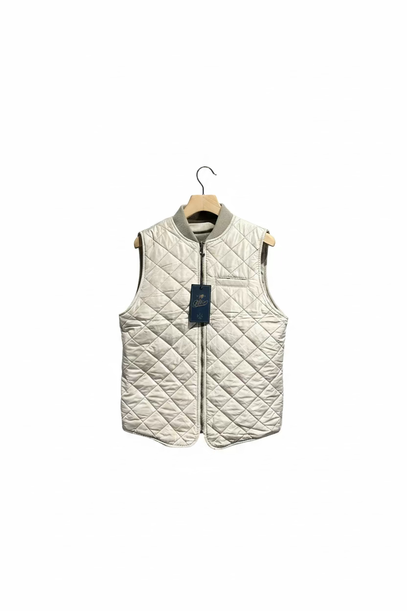 BL'KER Gilet reversibile beige cod 6022 iu