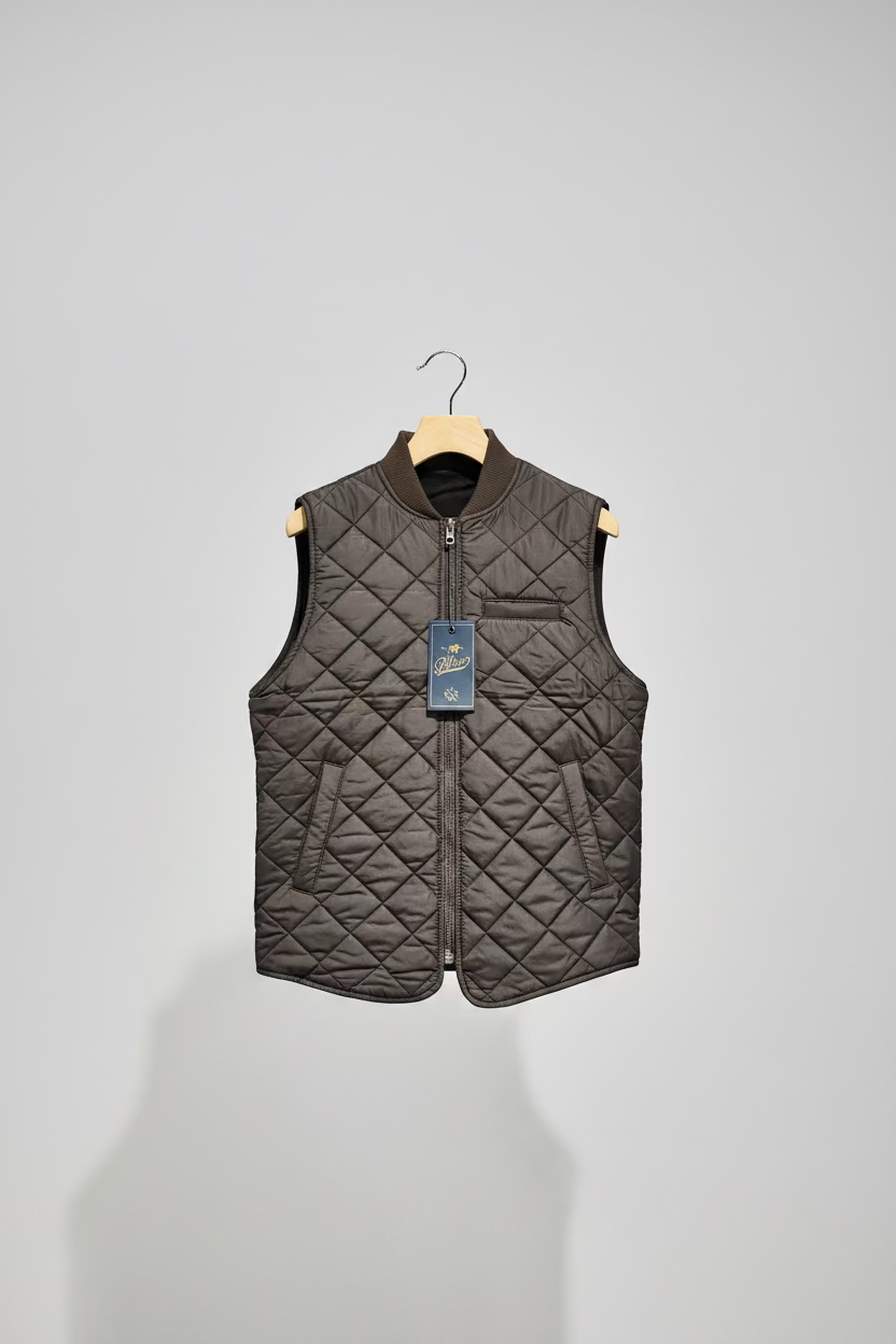 BL'KER Gilet reversibile marrone COD 6023 iu