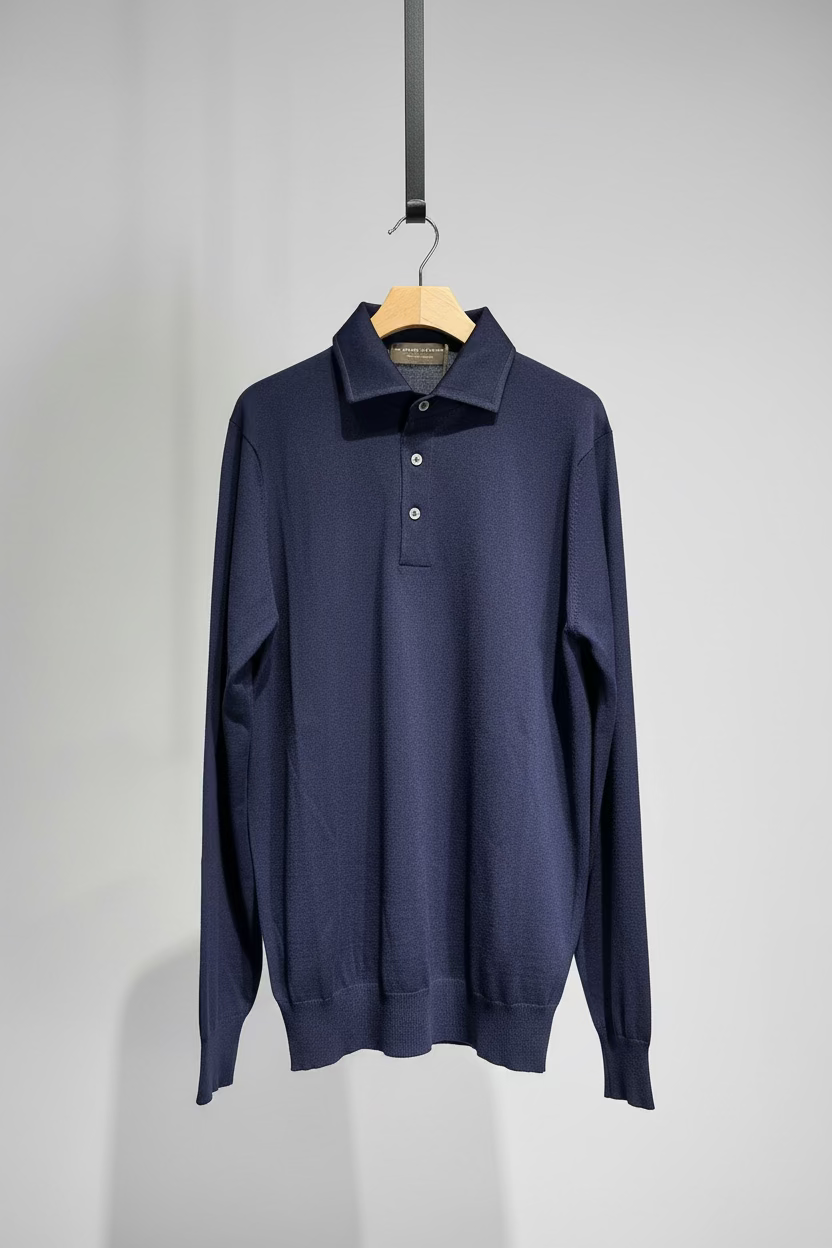 FILIPPO DE LAURENTIS Polo blu cod 6033 iu