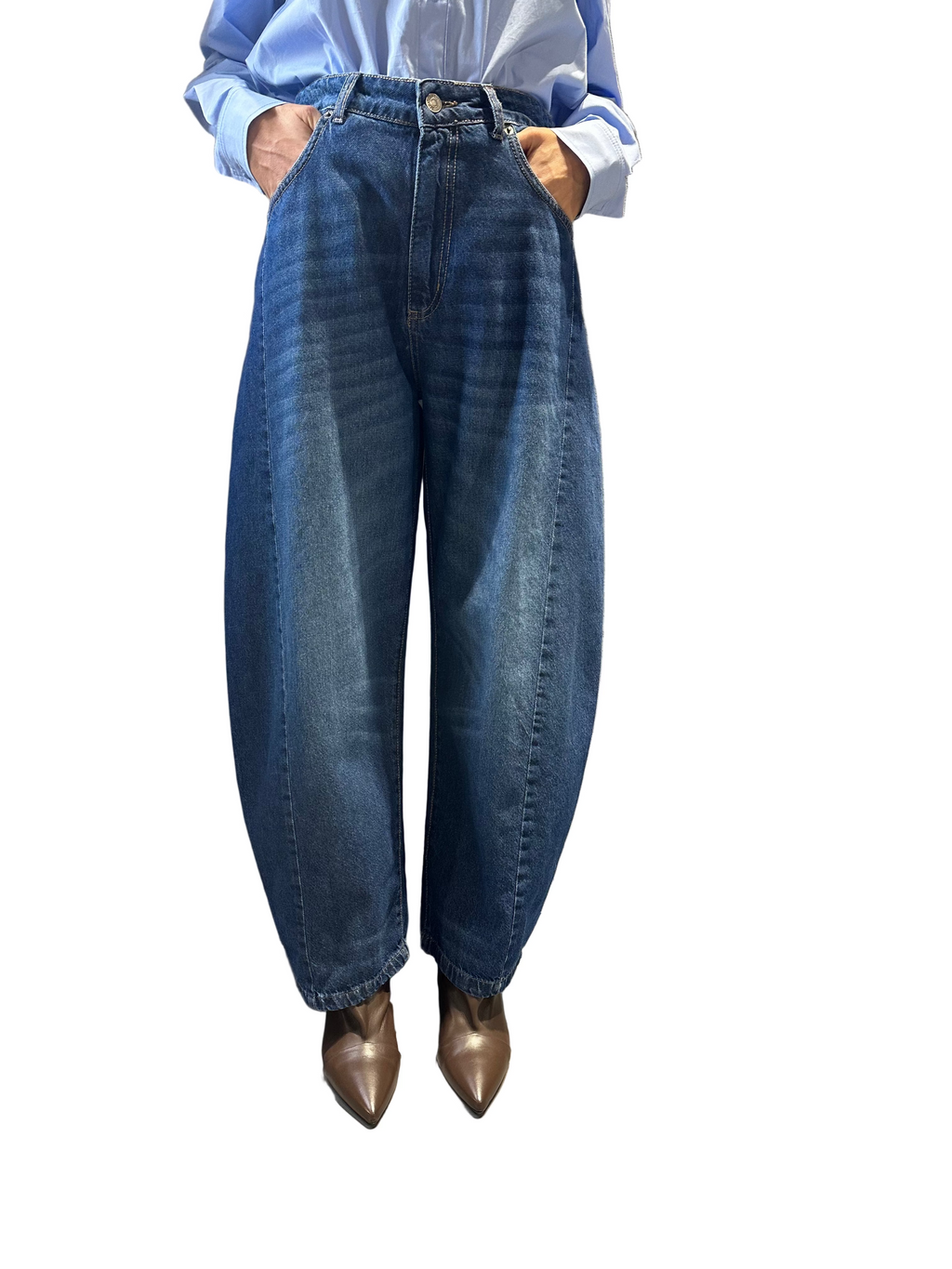 TENSIONE IN denim ANAIS blu cod.1010