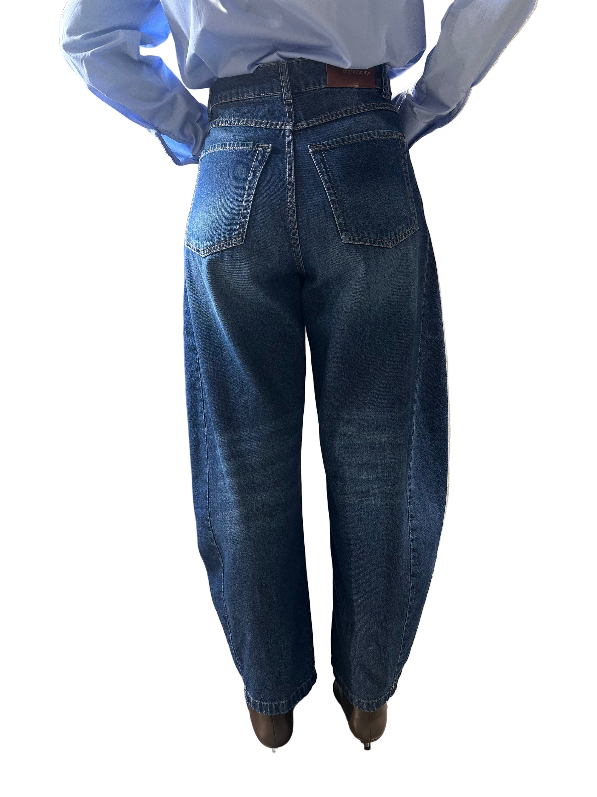 TENSIONE IN denim ANAIS blu cod.1010