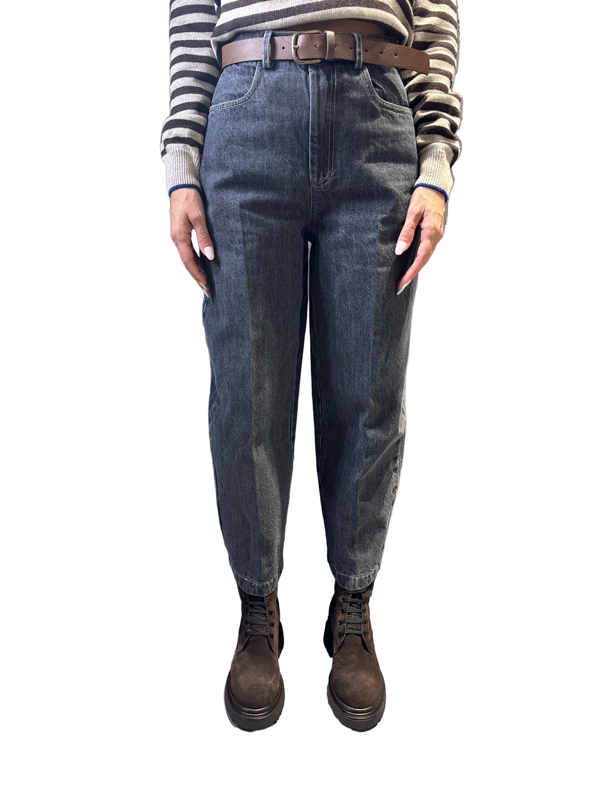 TENSIONE IN denim grigio COD 1009