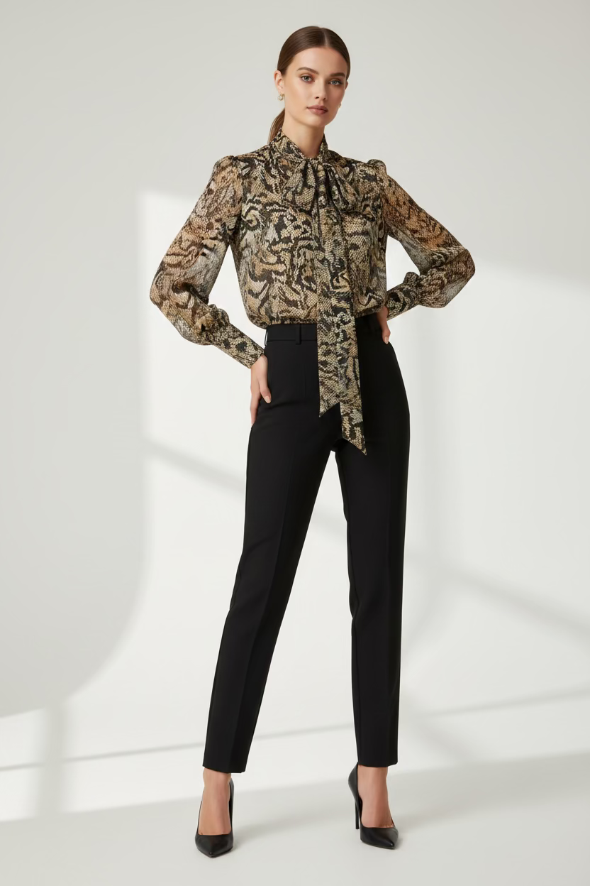 ACTUALEE Blusa pitonata cod 2132 iw