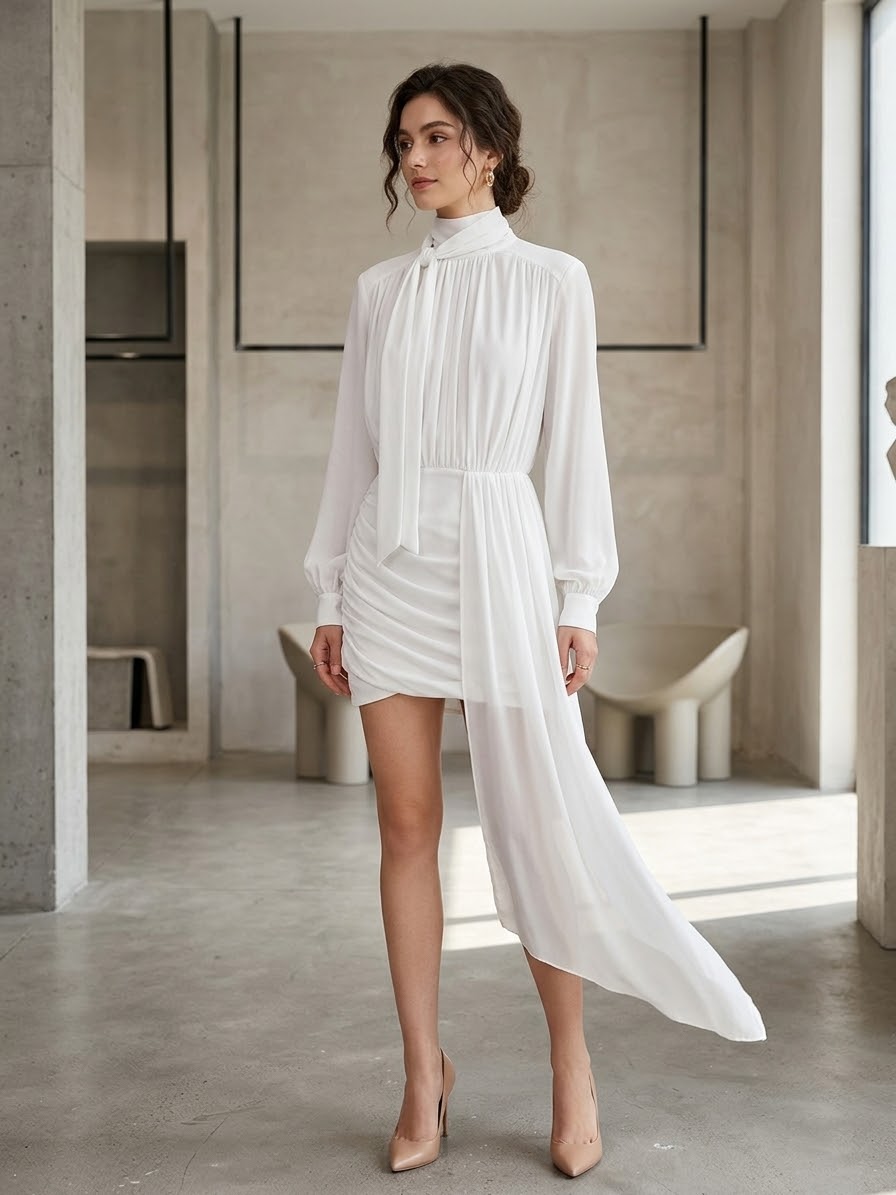 ACTUALEE Abito offwhite cod 2133 iw