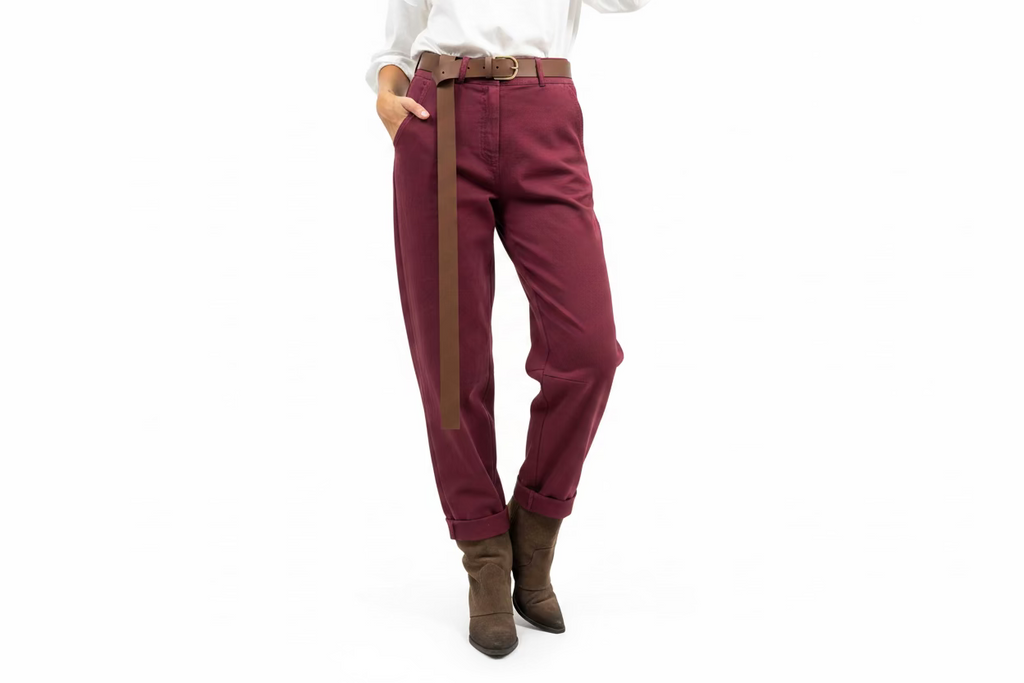 TENSIONE IN Pantalone bordeaux cod 2153 iw