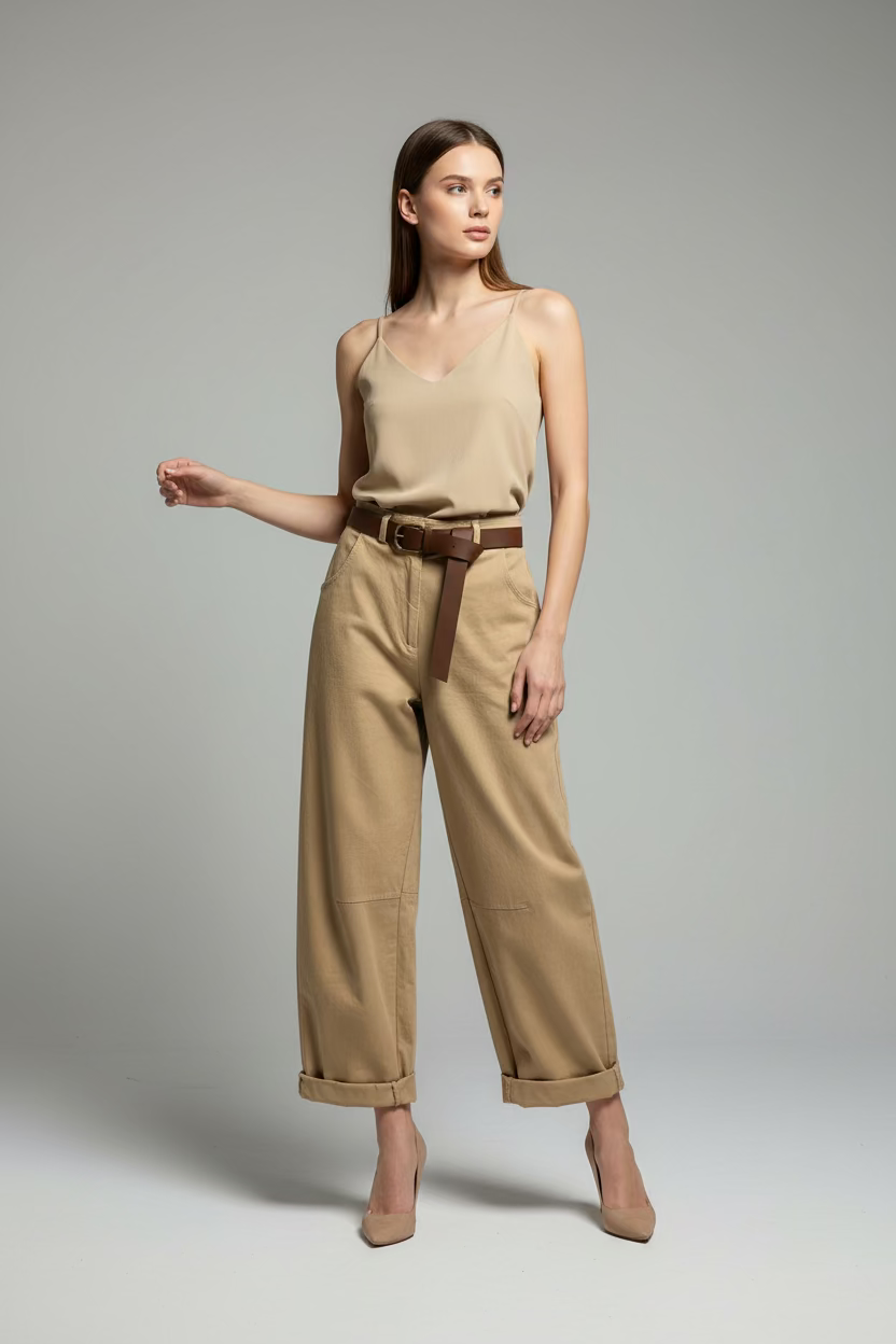 TENSIONE IN Pantalone sabbia cod 2154 iw