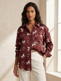 TENSIONE IN camicia fantasia bordeaux cod 2156 iw