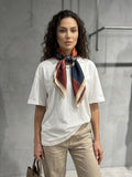 TENSIONE IN Maxi t-shirt con foulard cod 2157 iw