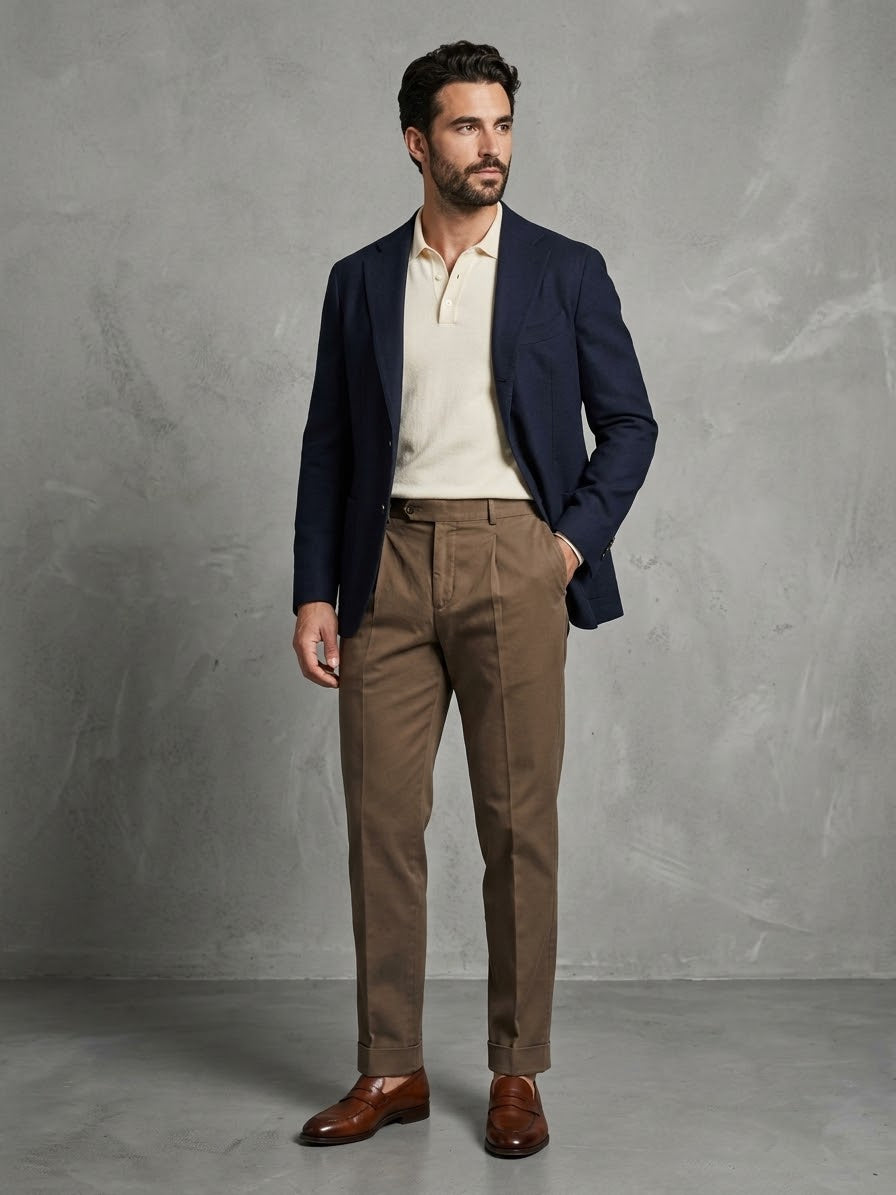 PT Torino Pantalone marrone cotone cod 6045 iu