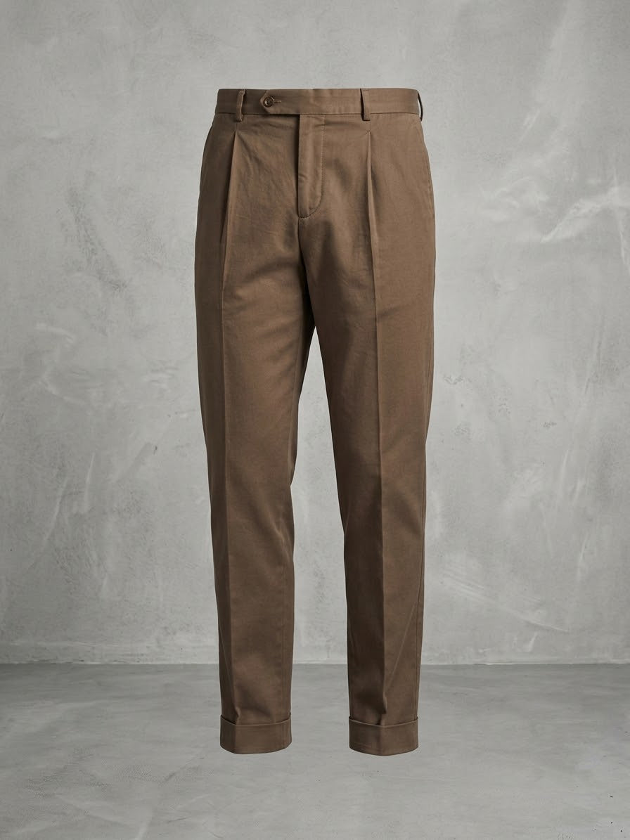 PT Torino Pantalone marrone cotone cod 6045 iu