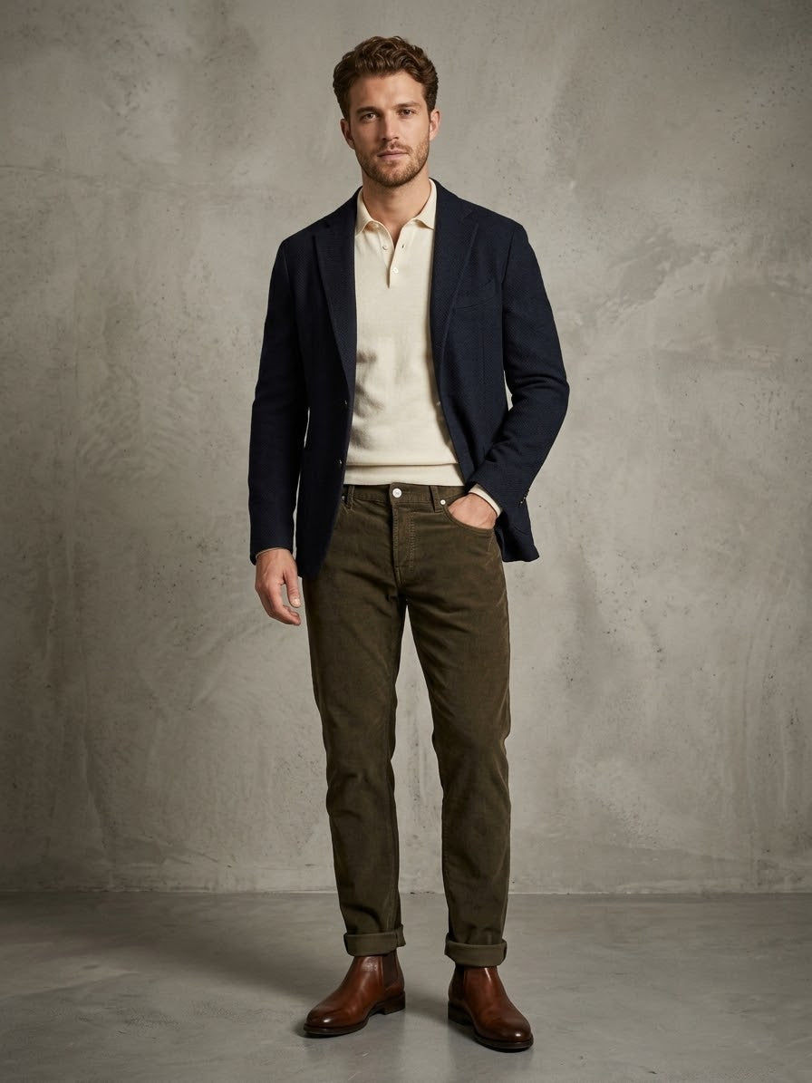 PT Torino Pantalone velluto marrone cod 6046 iu