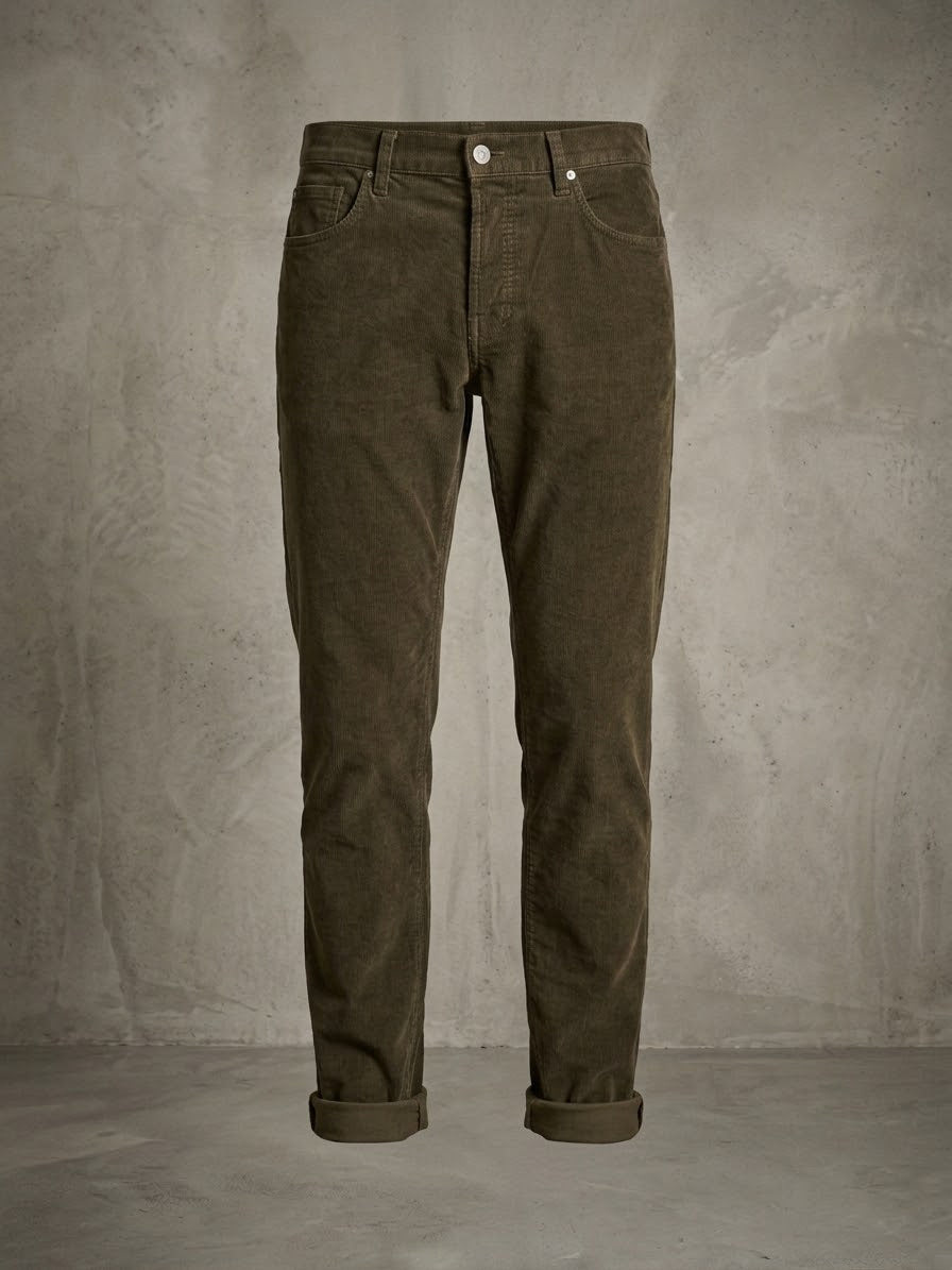 PT Torino Pantalone velluto marrone cod 6046 iu
