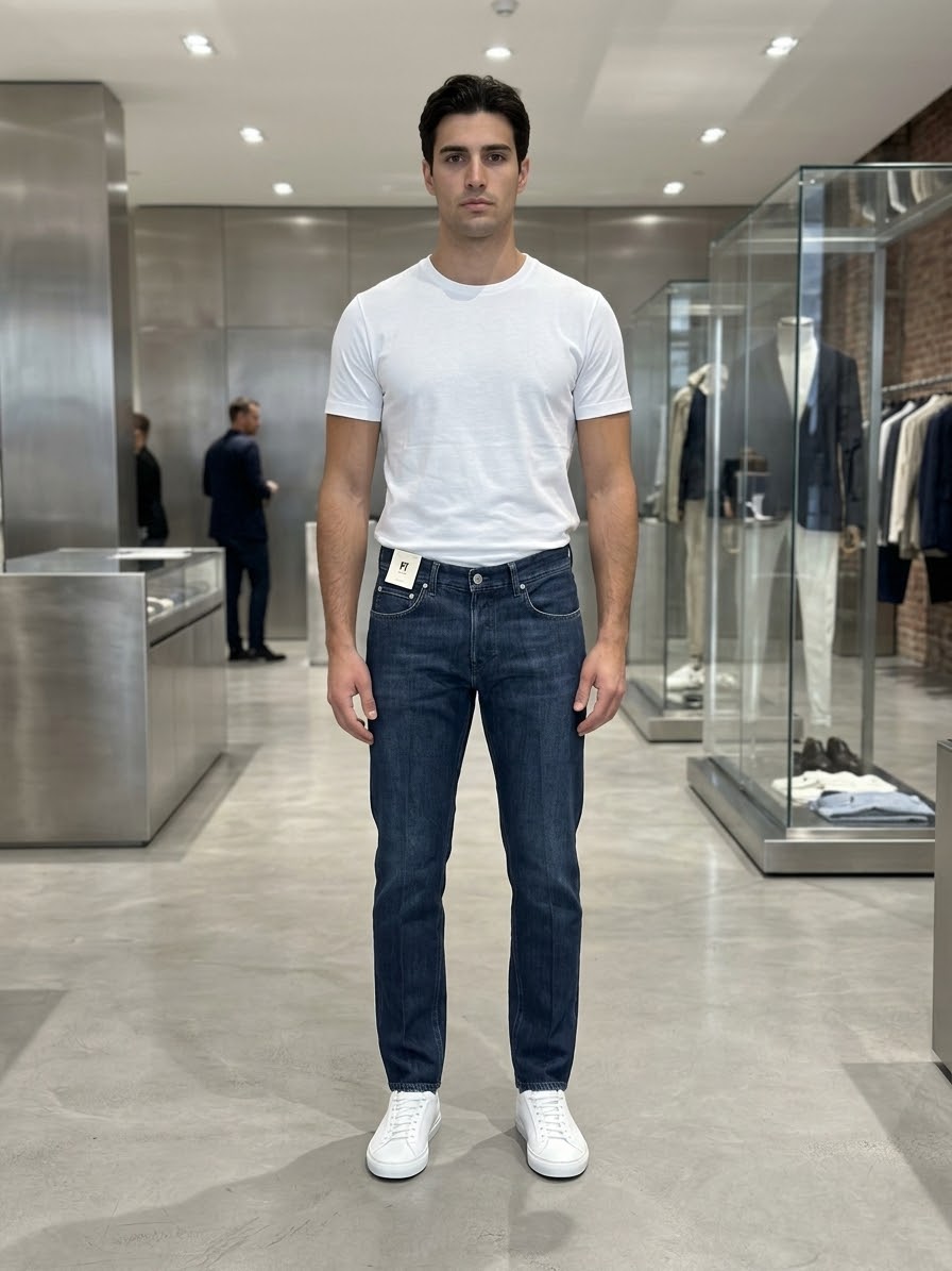 PT Denim lavaggio scuro cod 6050 iu