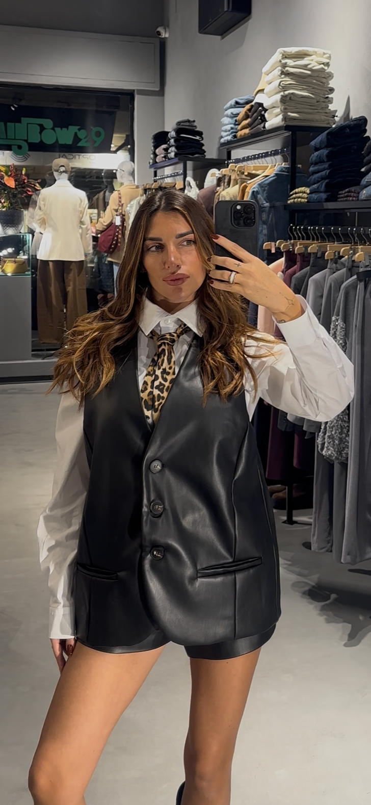 TENSIONE IN coordinato ecopelle COD.822