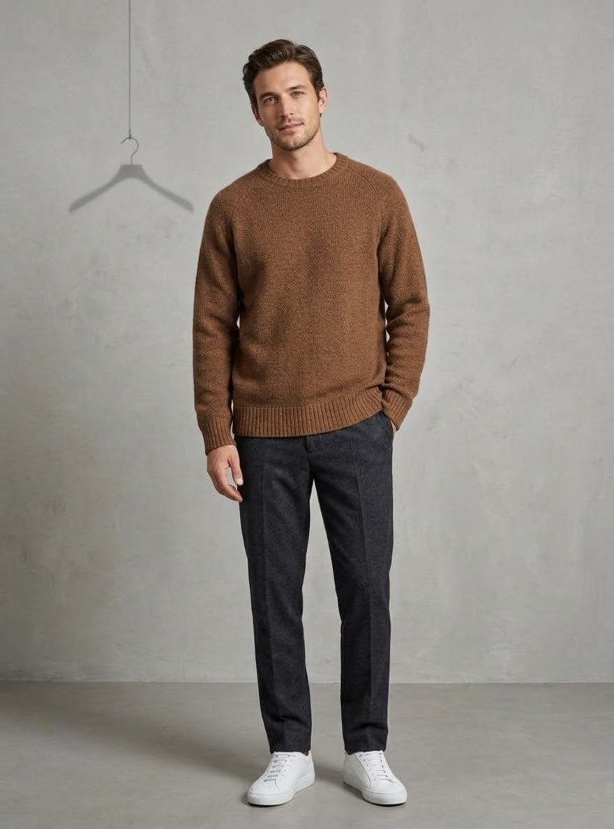 FILIPPO DE LAURENTIS Maglia girocollo alpaca  cod 6020 iu