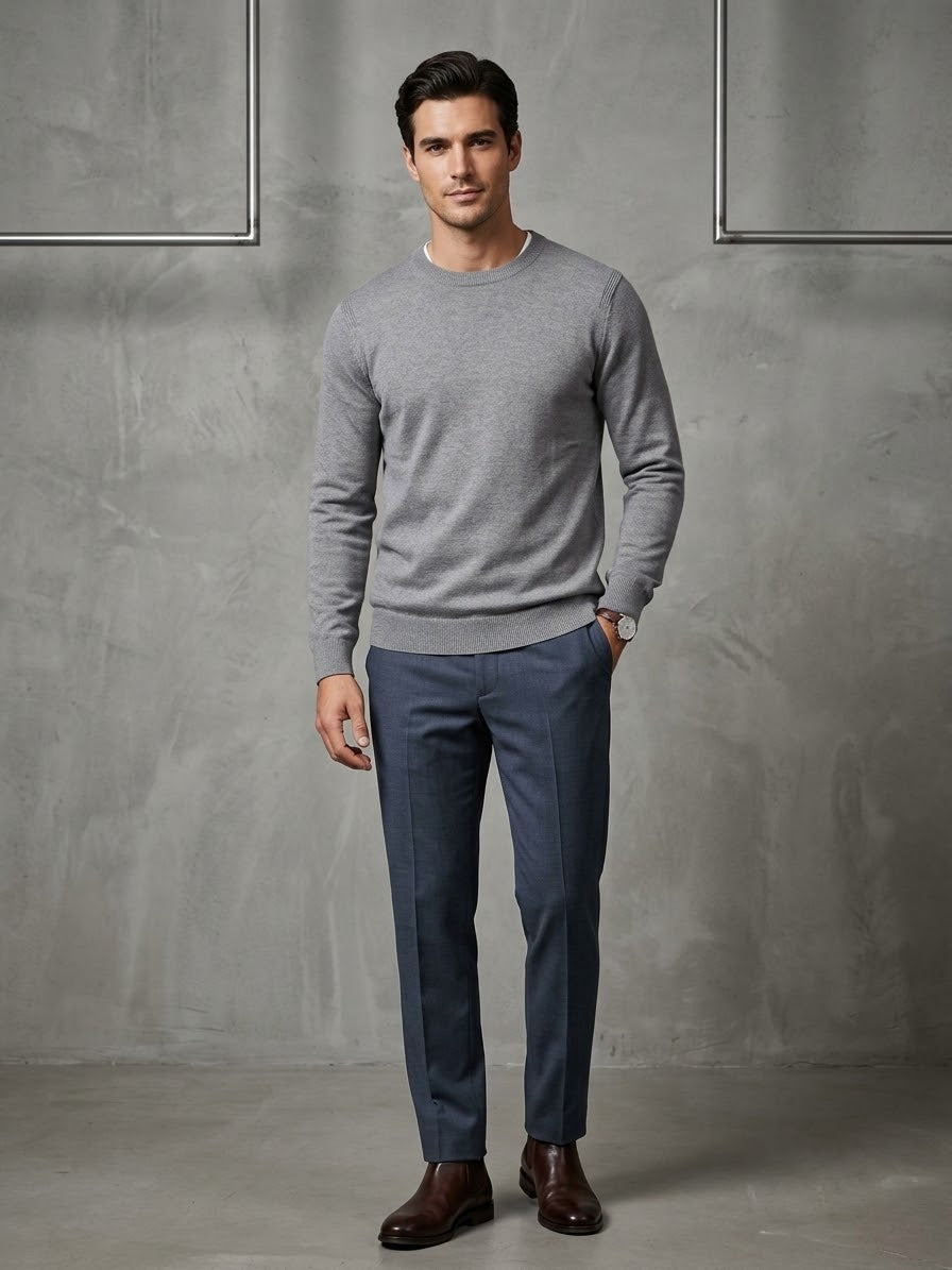 DIKTAT Girocollo leggero grigio cod 6090 iu