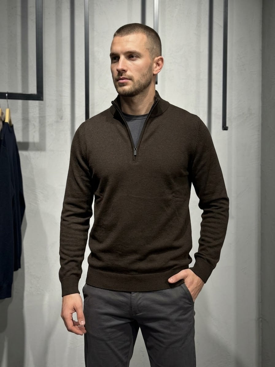 DIKTAT Lupetto mezza zip t.moro cod 6095 iu