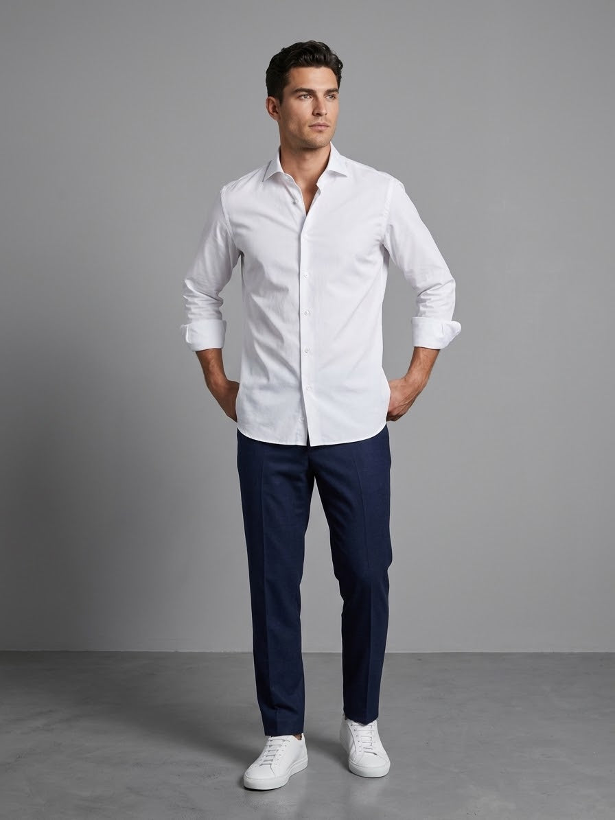 MORO Camicia bianca cod 6100 iu