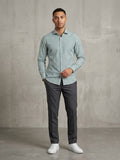 MORO Camicia bacchetta verde cod 6102 iu