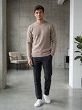 DIKTAT Girocollo cashmere tortora 6104 iu