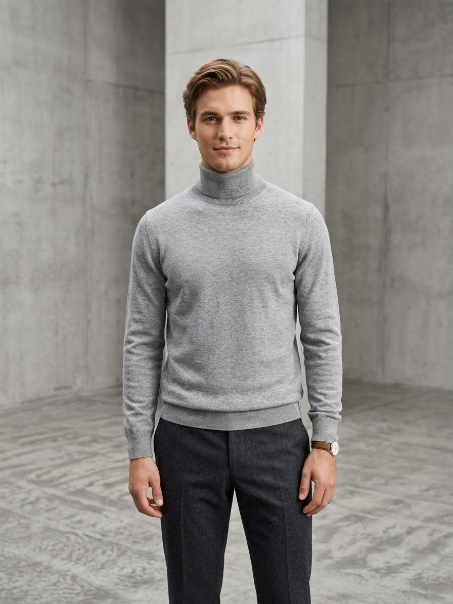 DIKTAT Lupetto cashmere grigio 6111 iu
