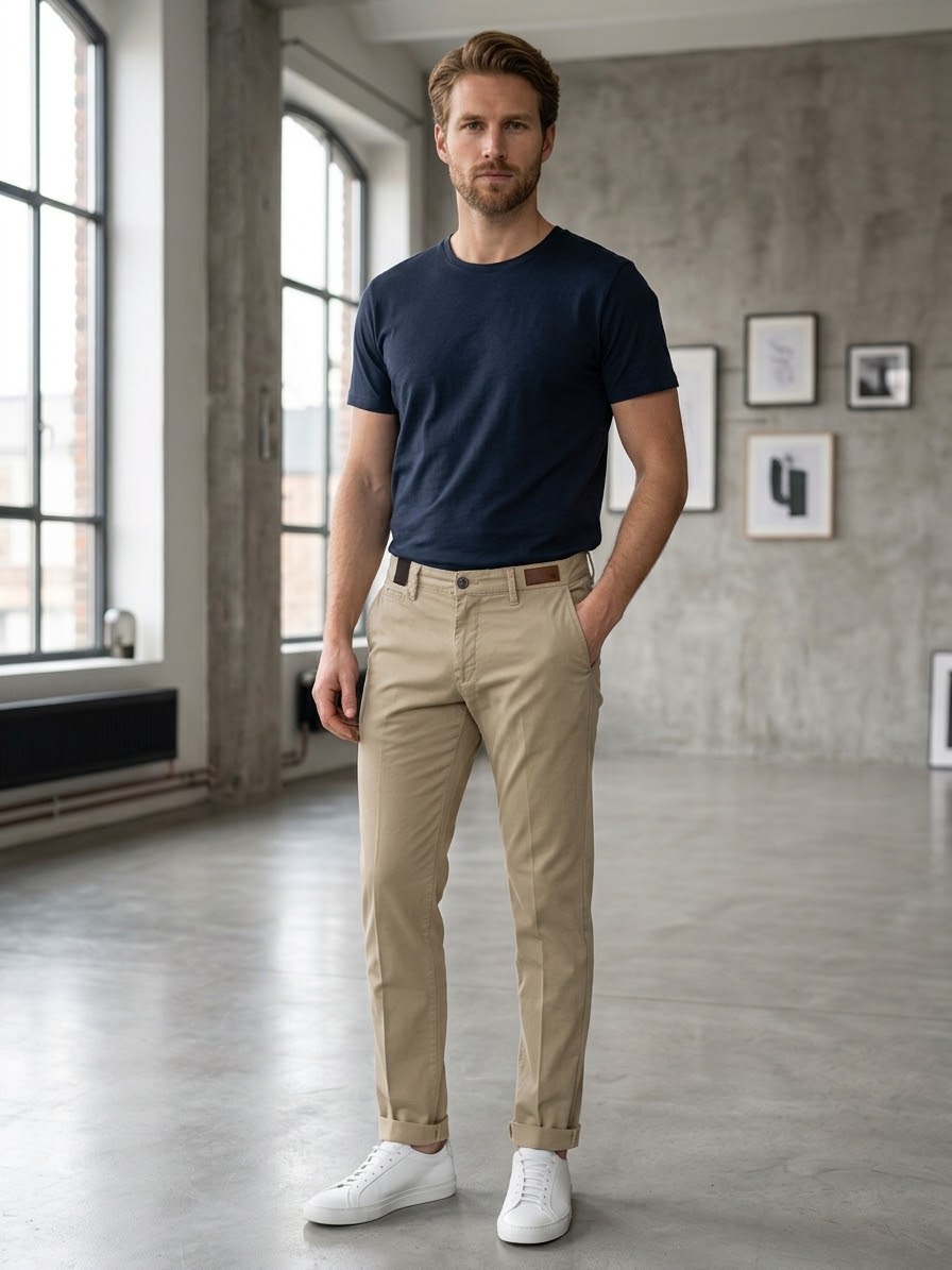 PTI Pantalone pinces beige cod 6113 iu