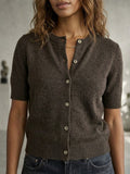 GLAMOROUS Maglioncino manica corta cod 2202 iw