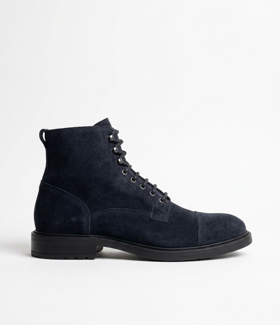 DOUCAL'S Scarponcino stringato blu notte 7002 iu