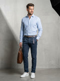TELERIA ZED Pantalone blu Tom cod 6108 iu