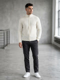 DIKTAT Lupetto full zip panna cod 6116 iu