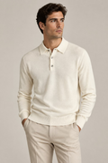 POLO MANICA LUNGA CASHMERE PANNA 6088 iu