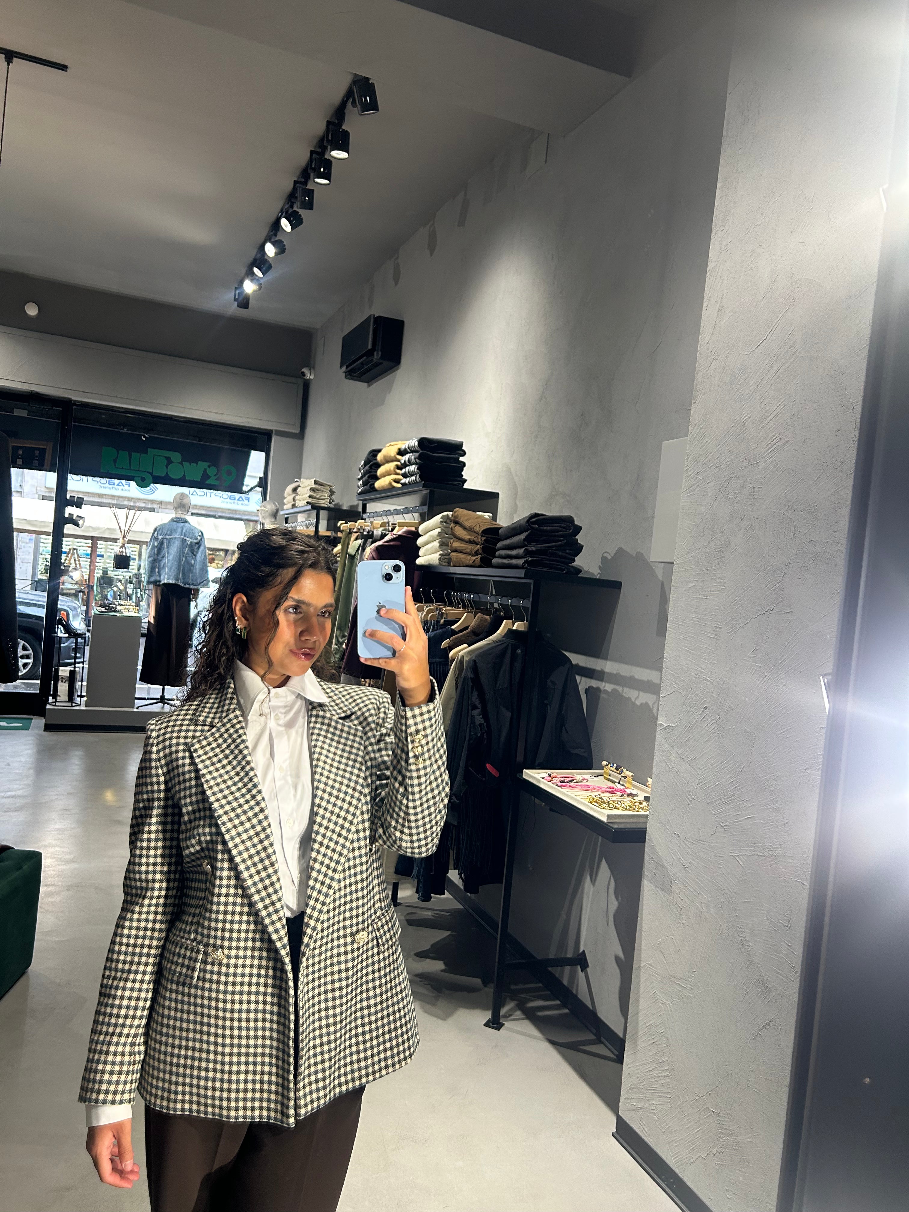 TENSIONE IN blazer quadri