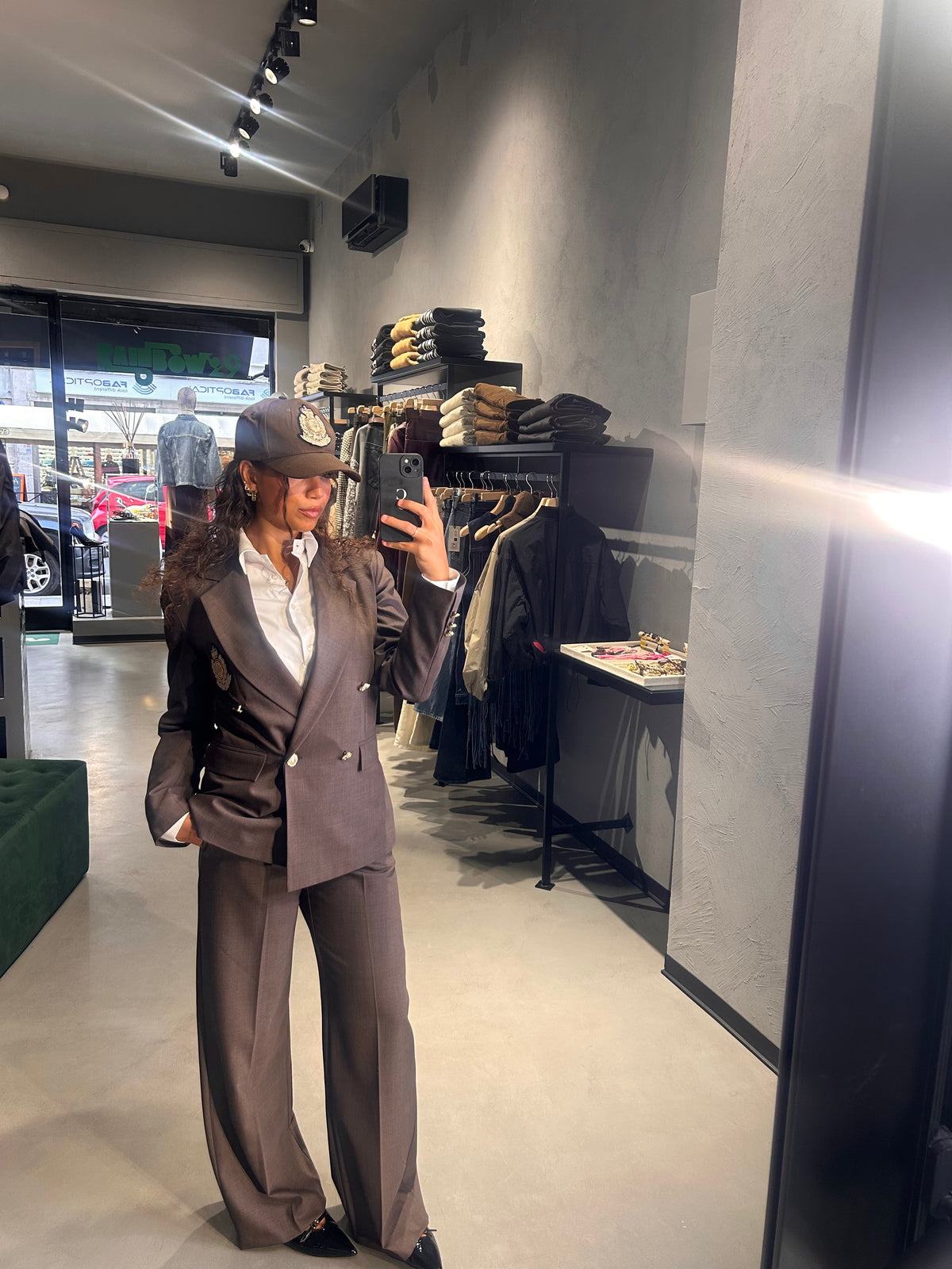 TENSIONE IN pantalone moro