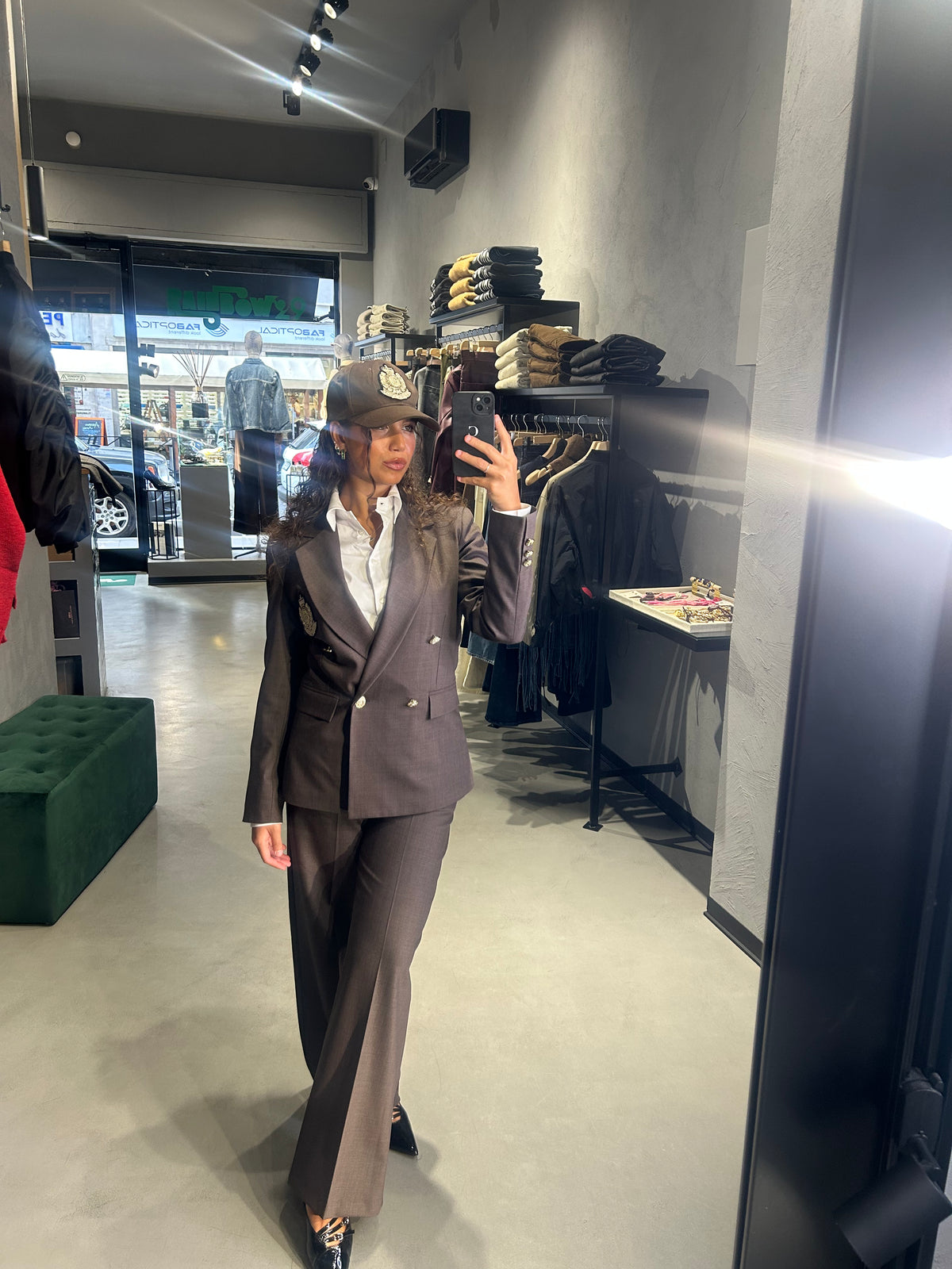 TENSIONE IN pantalone moro