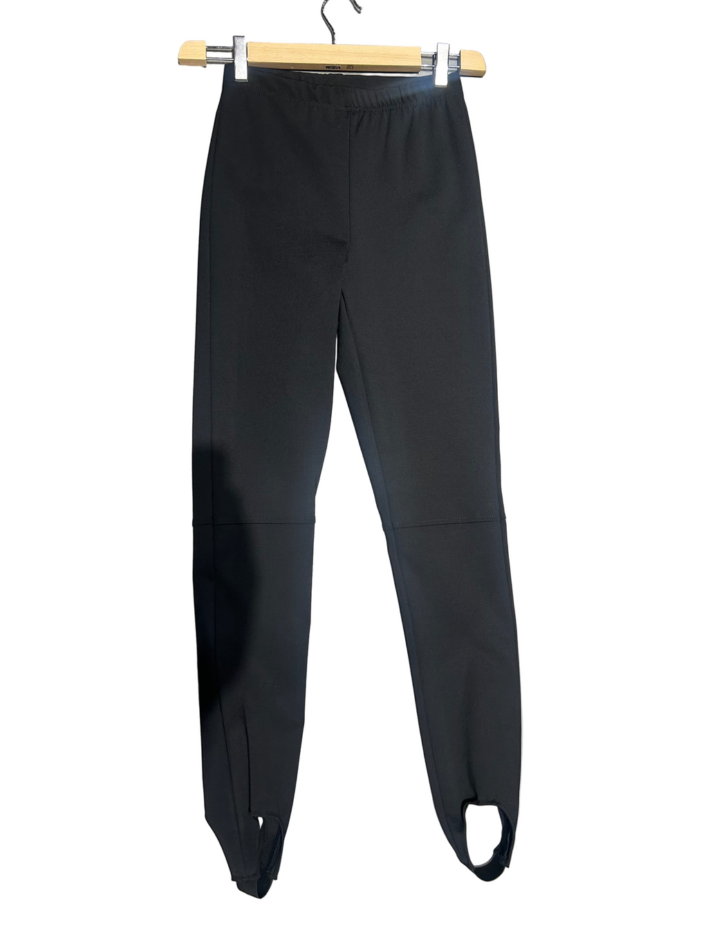 TENSIONE IN leggings nero con staffa  COD.803