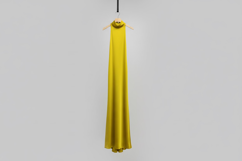 ACTUALEE Abito fluido con scollo schiena cod 1133