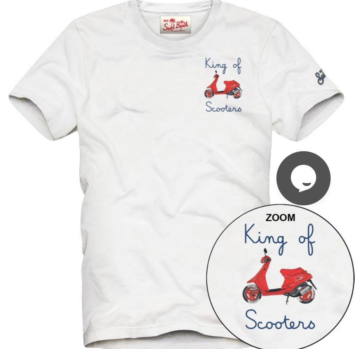 SAINT BARTH T-shirt king scooter cod 6043